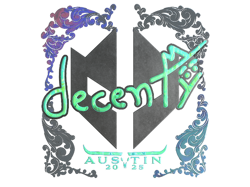 Sticker | decenty (Holo) | Austin 2025