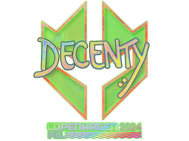 Sticker | decenty (Holo) | Copenhagen 2024