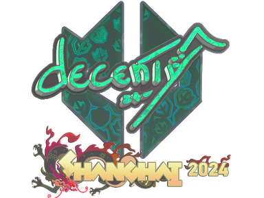 Sticker | decenty (Holo) | Shanghai 2024