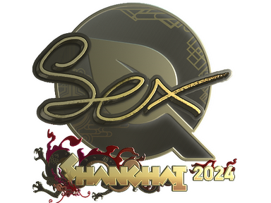 Sticker | dexter (Gold) | Shanghai 2024