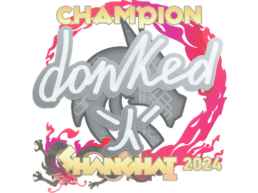 Sticker | donk (Champion) | Shanghai 2024
