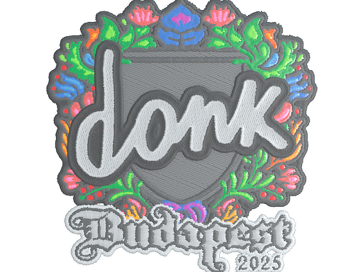 Sticker | donk (Embroidered) | Budapest 2025