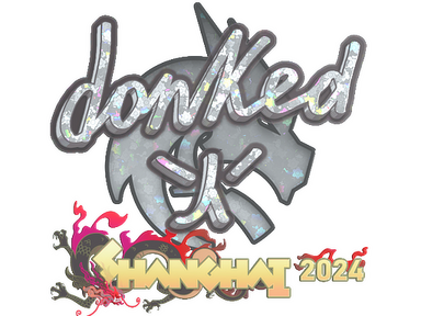 Sticker | donk (Glitter) | Shanghai 2024