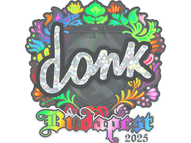 Sticker | donk (Holo) | Budapest 2025
