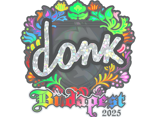 Sticker | donk (Holo) | Budapest 2025