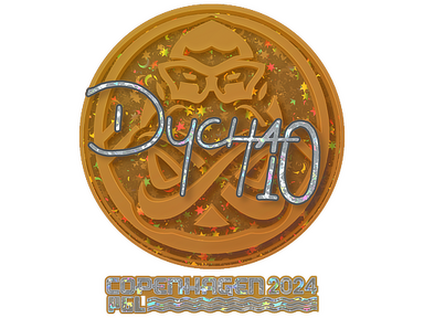 Sticker | Dycha (Glitter) | Copenhagen 2024