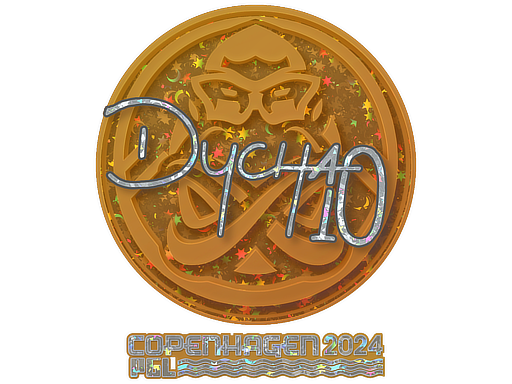 Sticker | Dycha (Glitter) | Copenhagen 2024
