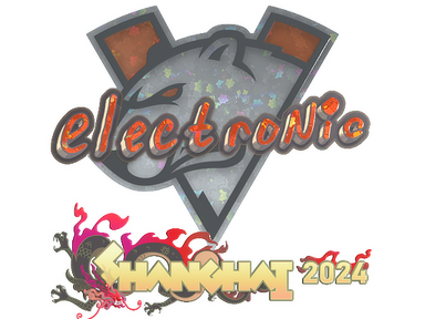 Sticker | electronic (Glitter) | Shanghai 2024
