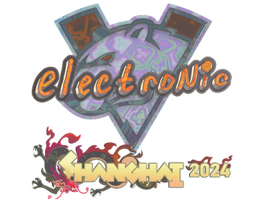 Sticker | electronic (Holo) | Shanghai 2024