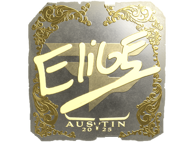 Sticker | EliGE (Gold) | Austin 2025