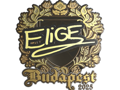 Sticker | EliGE (Gold) | Budapest 2025