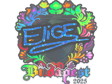 Sticker | EliGE (Holo) | Budapest 2025
