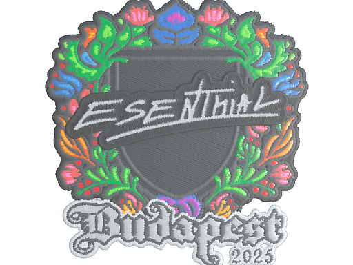 Sticker | esenthial (Embroidered) | Budapest 2025