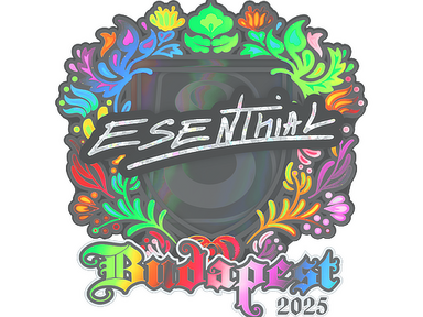 Sticker | esenthial (Holo) | Budapest 2025