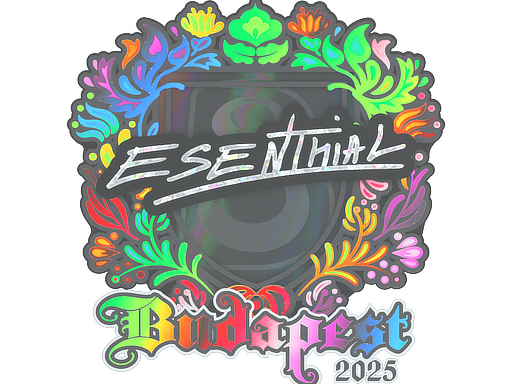 Sticker | esenthial (Holo) | Budapest 2025