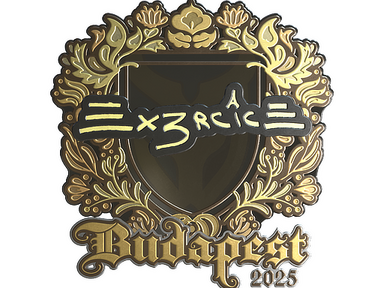 Sticker | Ex3rcice (Gold) | Budapest 2025