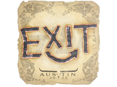 Sticker | exit | Austin 2025