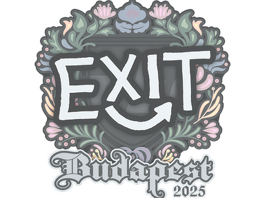Sticker | exit | Budapest 2025