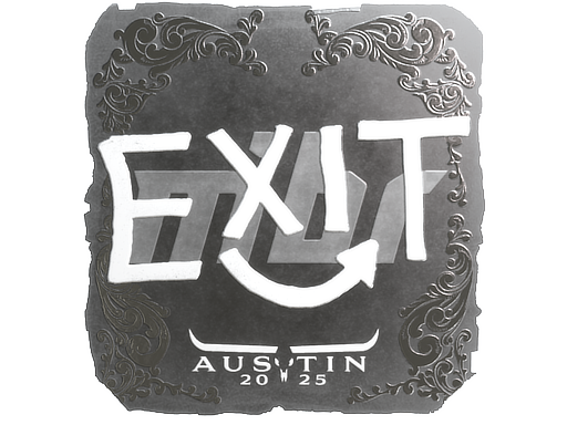 Sticker | exit (Foil) | Austin 2025