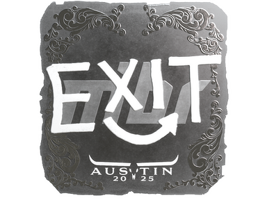 Sticker | exit (Foil) | Austin 2025