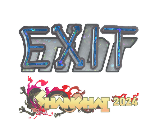 Sticker | exit (Glitter) | Shanghai 2024