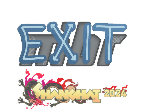 Sticker | exit | Shanghai 2024