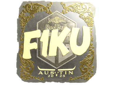 Sticker | F1KU (Gold) | Austin 2025