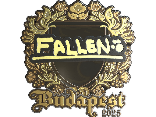 Sticker | FalleN (Gold) | Budapest 2025