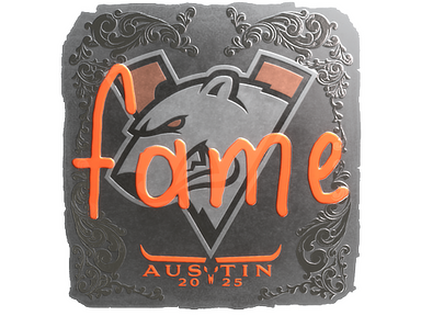 Sticker | fame (Foil) | Austin 2025