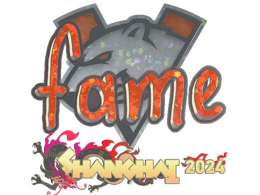 Sticker | fame (Glitter) | Shanghai 2024