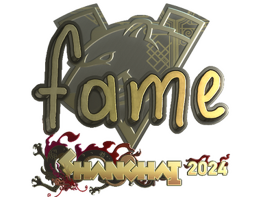 Sticker | fame (Gold) | Shanghai 2024