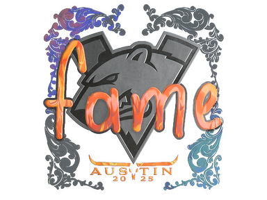 Sticker | fame (Holo) | Austin 2025