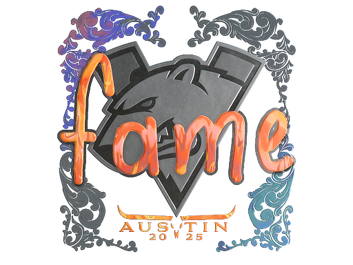 Sticker | fame (Holo) | Austin 2025