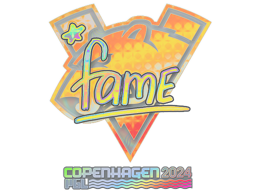 Sticker | fame (Holo) | Copenhagen 2024