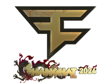 Sticker | FaZe Clan (Gold) | Shanghai 2024