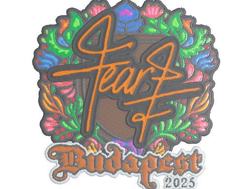 Sticker | fEAR (Embroidered) | Budapest 2025