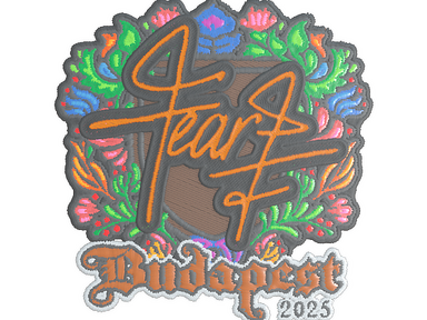 Sticker | fEAR (Embroidered) | Budapest 2025