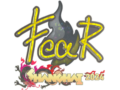 Sticker | fEAR (Glitter) | Shanghai 2024