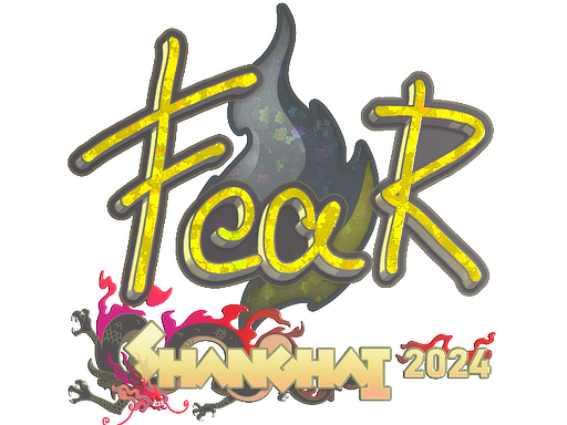 Sticker | fEAR (Glitter) | Shanghai 2024