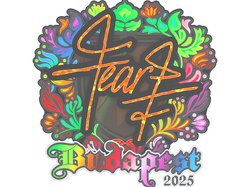 Sticker | fEAR (Holo) | Budapest 2025