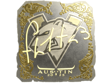 Sticker | FL1T (Gold) | Austin 2025