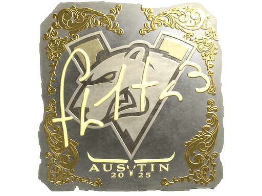 Sticker | FL1T (Gold) | Austin 2025