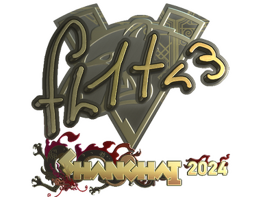 Sticker | FL1T (Gold) | Shanghai 2024