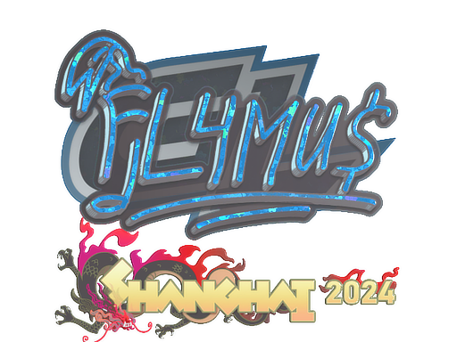 Sticker | FL4MUS (Glitter) | Shanghai 2024