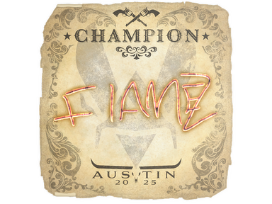 Sticker | FlameZ (Champion) | Austin 2025
