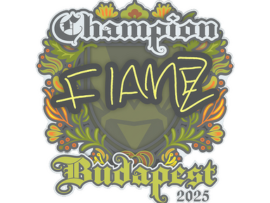 Sticker | FlameZ (Champion) | Budapest 2025