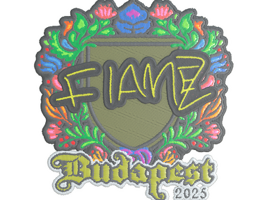 Sticker | FlameZ (Embroidered) | Budapest 2025