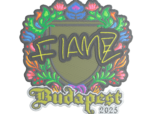 Sticker | FlameZ (Embroidered) | Budapest 2025