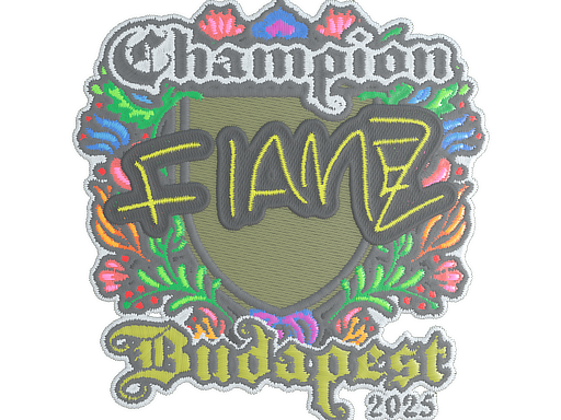 Sticker | FlameZ (Embroidered, Champion) | Budapest 2025