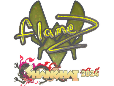 Sticker | FlameZ (Glitter) | Shanghai 2024